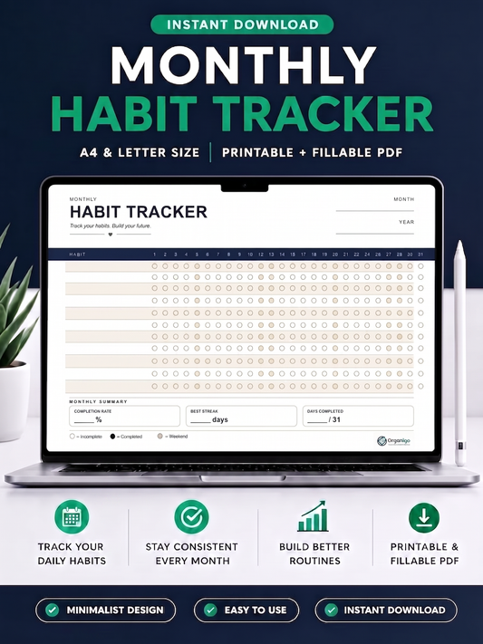 Most habit trackers fail you on day 4. This one's designed around that.
